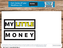 Tablet Screenshot of mylittlemoney.com